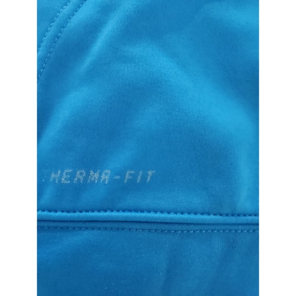 Nike SB Blue/Black Full Zip Hoodie sz L 12/13YR‎ Skating Ball Hang out Chill - Picture 3 of 8